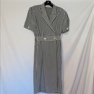 Talbots Petite Collection 8 Houndstooth Vintage
